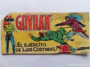 Giornalini: GAVILAN, EL EJERCITO DE LUIS CORTINAS, Nº 5 AÑO 1959, EDITORIAL MAGA